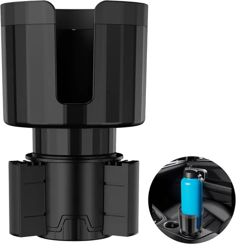 Expansor de portavasos para automóvil, expansor de portavasos para automóvil con base ajustable, inserto de adaptador de portavasos, soporte para