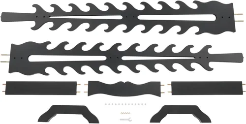 Miniatura 8 de Katana - Soporte para espada Soporte de piso de exhibición de espada de 20 niveles Soporte de bambú samurái Katana Soporte de piso resistente