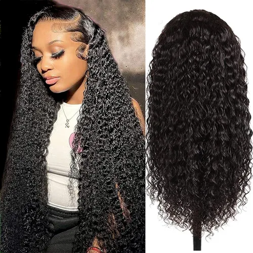 Miniatura 10 de Pelucas de encaje frontal burdeos de cabello humano, pre arrancadas, 180% de densidad, sin pegamento, pelucas de cabello humano pre arrancadas, 18