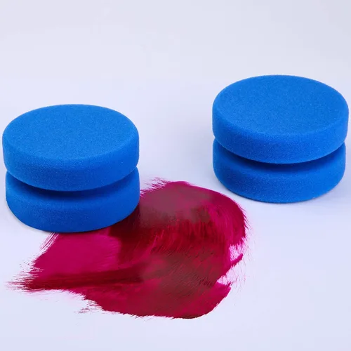 Miniatura 6 de Aodaer Paquete de 6 aplicadores de esponja aplicador de esponja de pintura azul esponja para detalles de pintura utilizada para manualidades
