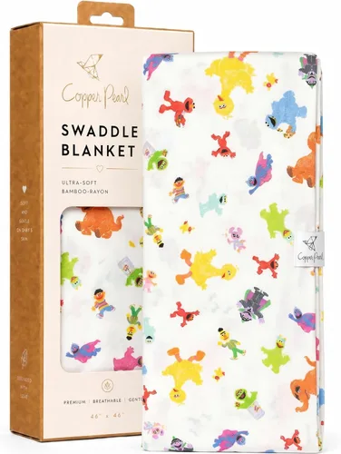 Miniatura 8 de Copper Pearl Mantas envolventes para recién nacidos, mantas suaves y elásticas para niños y niñas, mantas de bebé grandes de 46 x 46 pulgadas