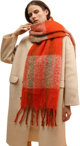 Miniatura 13 de Bufanda cálida para mujer, colorida y suave, cómoda, elegante chal de pashmina para clima frío, bufanda larga de moda, borla de coleta