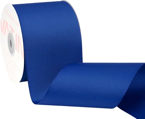 Miniatura 147 de Vatin - Rollo de cinta de grogrén, rollos de 25-50 yardas, perfecto para decoración de bodas, coronas, baby showers, envolturas de paquete de regalo
