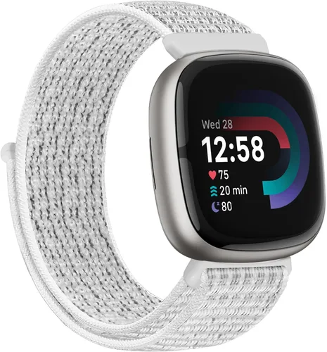 Miniatura 11 de Correas de nailon compatibles con Fitbit Versa 4/Sense 2/Versa 3/Fitbit Sense, correa de repuesto ajustable deportiva suave transpirable