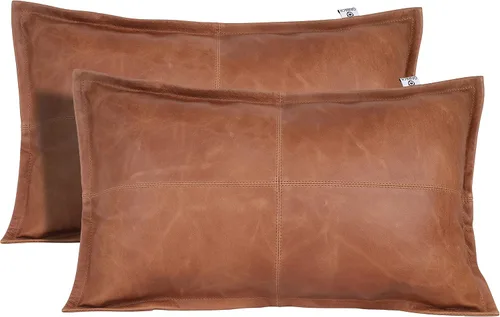 Miniatura 35 de Funda de almohada rectangular de piel de cordero – Funda de cojín para sofá – Fundas decorativas para sala de estar y dormitorio, caja negra