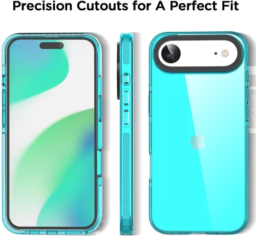 Miniatura 243 de AICase Funda protectora para iPhone 16 compatible con iPhone 16, delgada, ligera, transparente [no amarillenta] Diseño vibrante