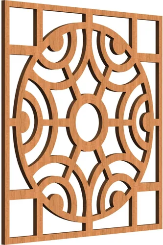 Miniatura 19 de Walton Paneles de pared decorativos de madera con calado, pequeños, 11 3/8 pulgadas de ancho x 11 3/8 pulgadas de alto x 1/4 pulgadas de alto, nogal