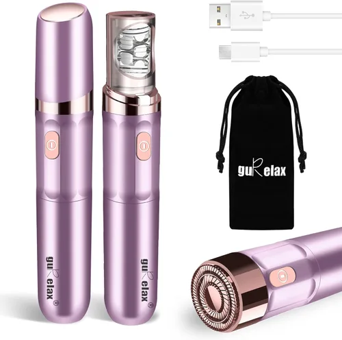 Miniatura 14 de Depilación facial para mujeres, removedor de vello facial eléctrico sin dolor recargable para cara, labios, barbilla con 2 cabezales de repuesto
