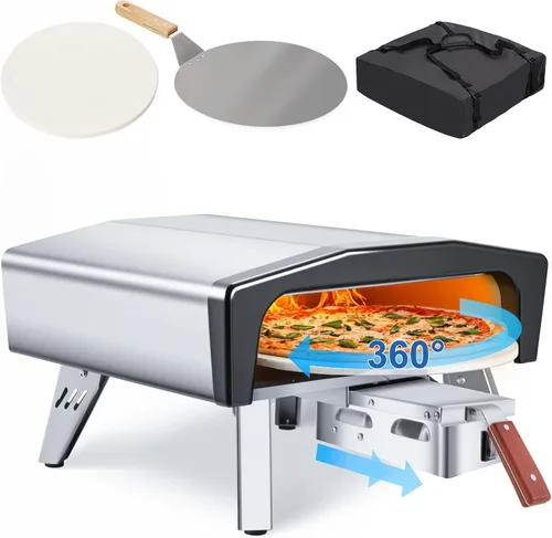 Miniatura 12 de MELLCOM Parrilla de barbacoa de acero inoxidable mejorada de 36,000 BTU, parrilla de gas propano BBQ de 3 quemadores con rejillas de hierro fundido