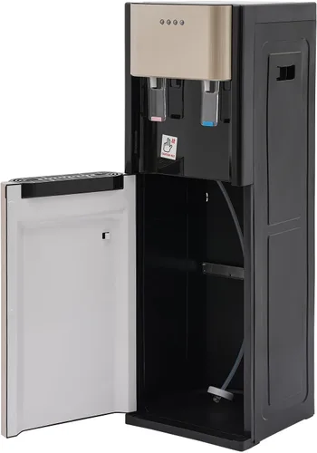 Miniatura 3 de Dispensador de enfriador de agua de carga inferior para botellas de 5 galones, dispensador de agua fría caliente de 110 V 620 W, enfriador de agua