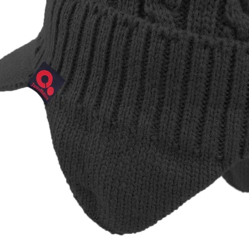 Miniatura 82 de Janey&Rubbins Gorro de punto diario con orejeras con forro polar y calavera