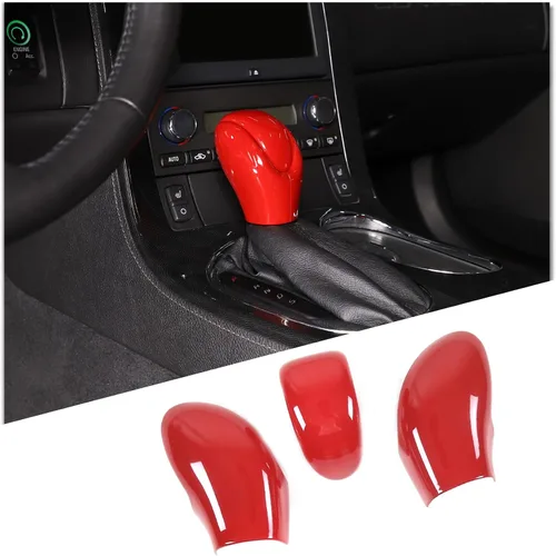 Miniatura 8 de PIUGILH Cubierta de Cabeza de Perilla de Palanca de Cambios Trim Compatible con Corvette C6 2005-2013 Accesorios Interiores, Cubierta de Cabeza
