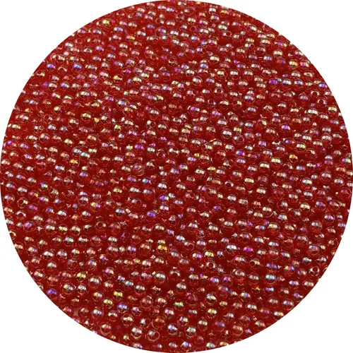 Miniatura 27 de 2000 cuentas redondas acrílicas de 0.157 pulgadas (0.157 in), cuentas espaciadoras de colores AB con agujero para bricolaje, pulseras, collares