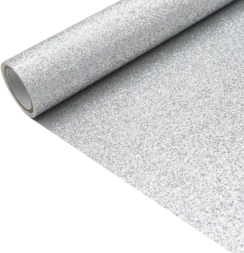 Miniatura 10 de Rollos de cuero con purpurina brillante y superfina de 11.8 x 53 pulgadas (11.8 x 53.1 in), lona de tela sintética brillante perfecta