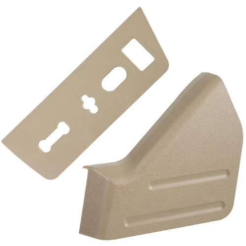 Miniatura 9 de Panel de moldura de asiento eléctrico y bisel del interruptor de asiento negro lado del conductor compatible con Ford F150 2009-2014 Lincoln Mark LT