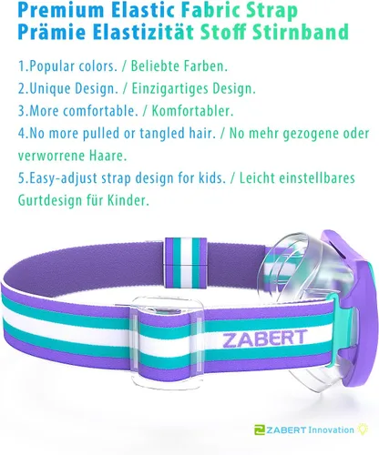Miniatura 2 de Kids Swim Mask Goggles, Swimming Dive Snorkel Mask with Nose Cover Fabric Strap for Kids Boy Girls