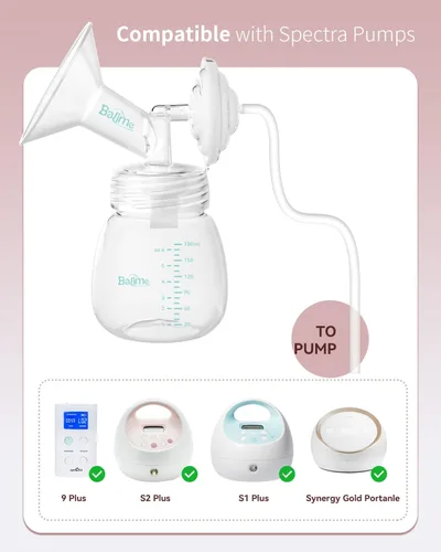 Miniatura 5 de Piezas de repuesto Spectra de brida de boca ancha de 0.945 in para S1 S2, piezas de repuesto de bomba Spectra sin BPA, perfectas para madres