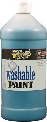 Miniatura 6 de Handy Art Pintura lavable de 16 onzas, color negro