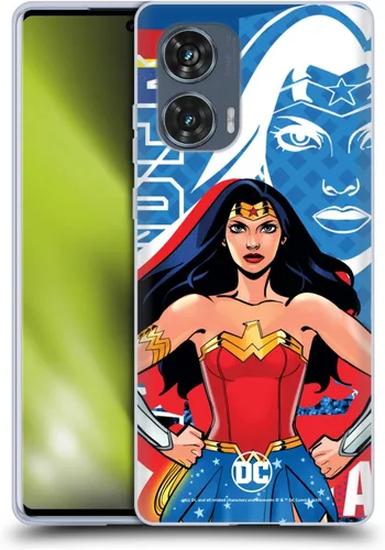 Miniatura 13 de Head Case Designs DC Core Girl Power Compositions - Funda de gel suave con licencia oficial para mujer, compatible con Motorola Edge 50 Fusion