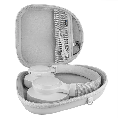 Miniatura 3 de Geekria Shield - Funda para auriculares compatible con JBL Tune 770/760/750NC, Tune 720BT, Live 770NC y más, bolsa de transporte de viaje de Blanco