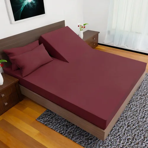Miniatura 10 de Top Split King - Juego de sábanas para cama ajustable, 4 piezas con bolsillos profundos, sábanas de microfibra de doble cepillado, sábana bajera