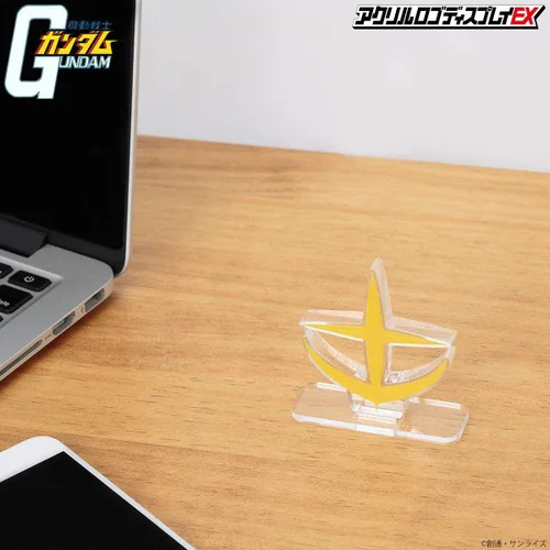 Miniatura 3 de Bandai Toys - Gundam - Símbolo EFSF, soporte de exhibición de logotipo acrílico