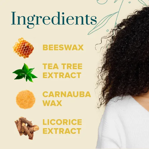 Miniatura 3 de Odeon Cera negra para el cabello, tinte temporal natural, lavable con cera de abejas y árbol de té, sin daños, sin alcohol, sin peróxido y sin Negro