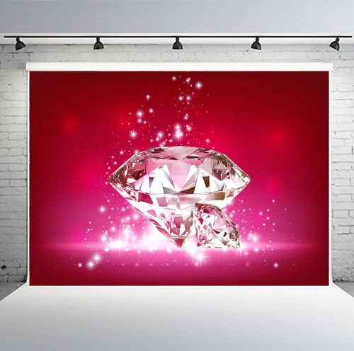 Miniatura 12 de Telón de fondo de diamantes brillantes para decoración de boda, gemas de diamantes de cristal grandes (sin brillantina), telón de fondo de fotos