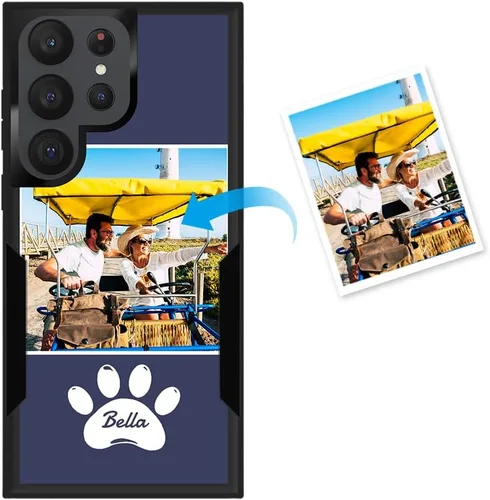 Miniatura 152 de Funda protectora personalizada para Samsung Galaxy S22 Ultra 5G (versión 2022), funda protectora de doble capa resistente con múltiples fotos, a