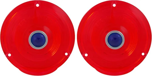 GG Grand General 80377 Light (lente roja con borde Cr y punto azul para combinación de 4 pulgadas) (paquete de 2)