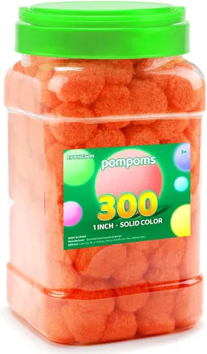 Miniatura 37 de Eppingwin 90 PCS Pompones Multicolores, Pompones Suaves de 1.5 Pulgadas para Manualidades, Colores Surtidos Pompones Grandes para Artes