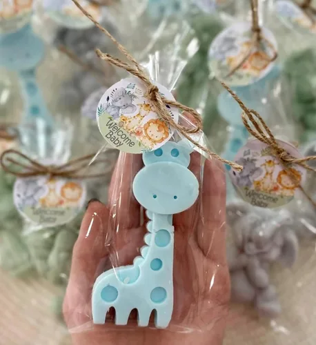 Miniatura 3 de 12 Safari Animals Soap Favors - Baby Shower Party Favors for Guests, First Birthday Forest Jungle Decorations - 4 Lions, 4 Giraffes, 4 Elephants