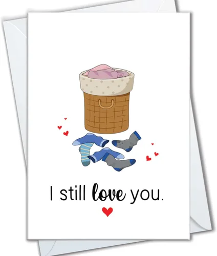 Divertida tarjeta de aniversario para hombres y mujeres, tarjeta de aniversario de humor para novia esposa, tarjeta de amor de broma para novio y
