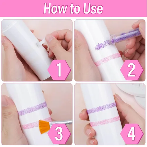Miniatura 5 de anezus Cinta adhesiva de doble cara para manualidades, 2 rollos de cinta adhesiva de doble cara para álbumes de recortes, tarjetas, fijación