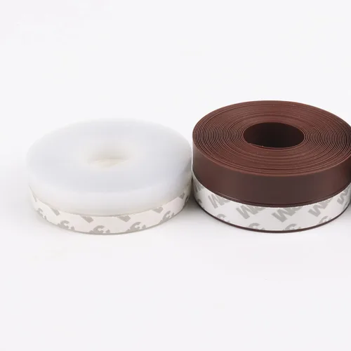 Miniatura 4 de 5M/16 pies de tira de sellado para ventana, sellado adhesivo para clima de 35mm de ancho, cinta de sellado de silicona para puertas inferiores