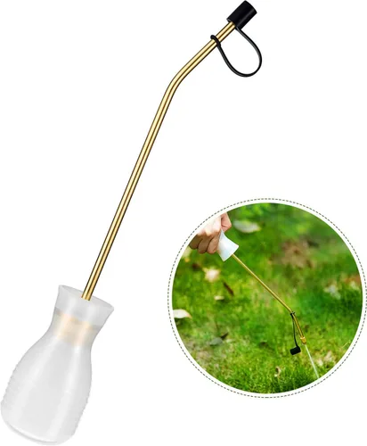 Boao Aplicador de herbicida de polvo con tubo de cobre largo aplicador de rociador de jardín para jardinería orgánica, suministros agrícolas y