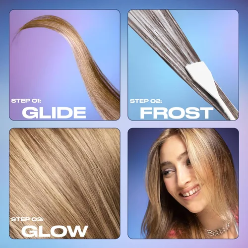 Miniatura 8 de Clairol Nice'n Easy Frost & Tip - Tinte para el cabello original, color rubio claro a castaño medio, paquete de 1 unidad