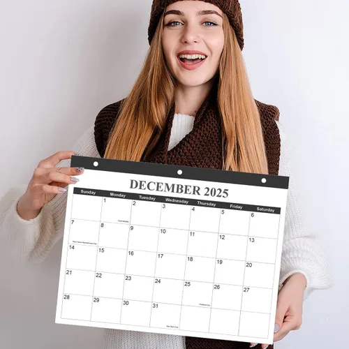 Miniatura 6 de Calendario 2026 para carpeta de 3 anillas, calendario de pared de enero de 2026 a diciembre de 2026, calendario de 12 meses con papel de alta