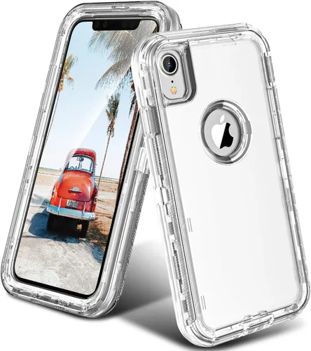 Miniatura 12 de ORIbox - Funda compatible con iPhone XR, resistente a los golpes, anticaídas, transparente