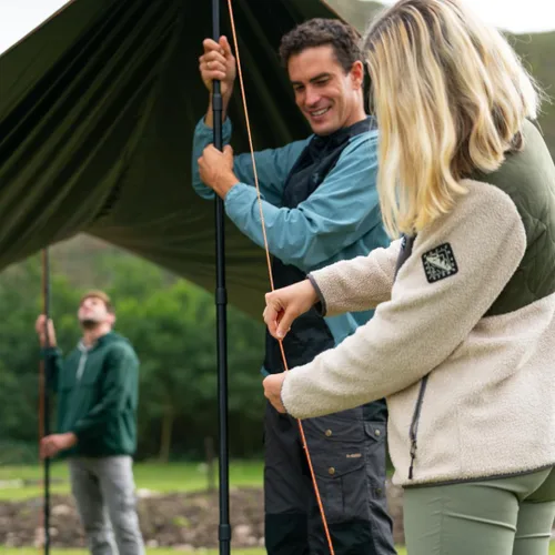 Miniatura 8 de Green Elephant Postes para Lona de Campamento - Postes Telescópicos de Aluminio Ajustables para Lonas, Carpas, Toldos y Marquesinas - Juego de 4 4