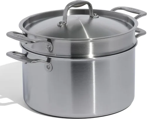 Miniatura 10 de Made In Cookware - 8 Quart Stainless Steel Stock Pot With Lid (Antique Brass Handle) - 5 Ply Stainless Clad - Professional Cookware - Crafted in