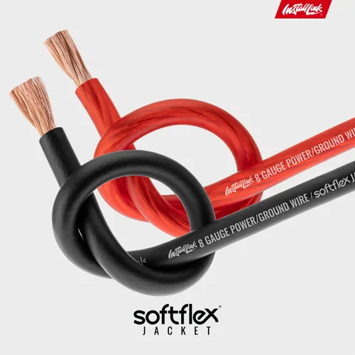 Miniatura 8 de Install Link Cable de alimentación o tierra de calibre 8 AWG de 25 pies, color rojo, 25 pies negro (50 pies en total), CCA Cable de alimentación
