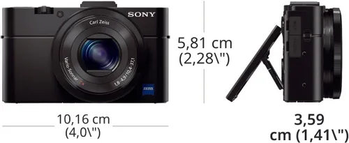 Miniatura 3 de Sony RX100 II 20.2 MP Cámara digital compacta premium con sensor de 1 pulgada, zapata MI (Multi-Interface) y pantalla LCD inclinable (DSCRX100M2/B)
