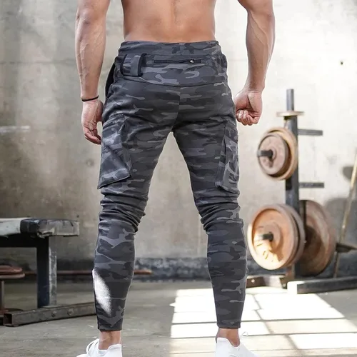 Miniatura 4 de BEUU Mens Workout Jogger Pants Gym Tapered Athletic Slim Sweatpants Sports Training Sweatpants for Men with Pocket