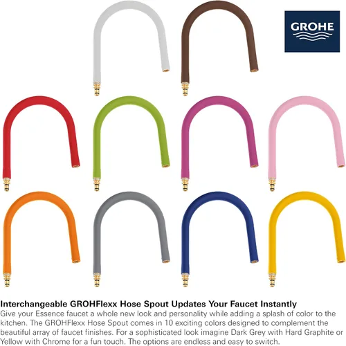 Miniatura 8 de Grohe 30295BE0 Essence - Grifo de cocina profesional de un solo mango, níquel pulido