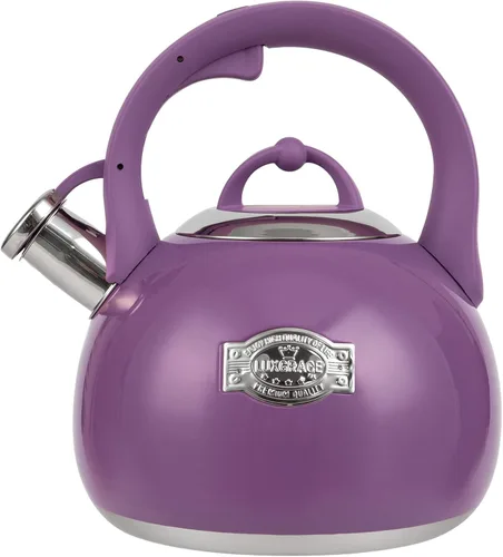 Miniatura 10 de Tetera para estufa, hervidor de agua de acero inoxidable de grado alimenticio, tetera para el hogar y la cocina, 3.1 cuartos de galón