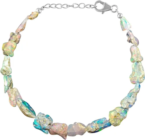 Pulsera de cristal en bruto