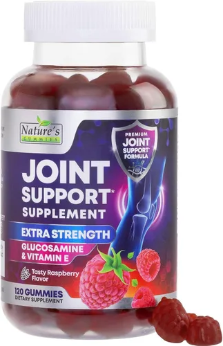 Miniatura 10 de Suplemento de apoyo articular – Gomitas de glucosamina extra fuerte que apoya la salud de las articulaciones y la flexibilidad para la espalda