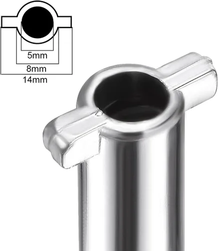 Miniatura 4 de uxcell Llave eléctrica del gabinete 0.197 in agujero de aleación de zinc medidor de agua caja de seguridad 2.126x1.575 in 5pcs