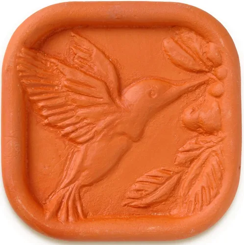 Miniatura 8 de Terra Cotta Sugar Saver Suavizante seguro para alimentos para galletas, malvaviscos, frutas secas, especias y más Diseño de colibrí Protector